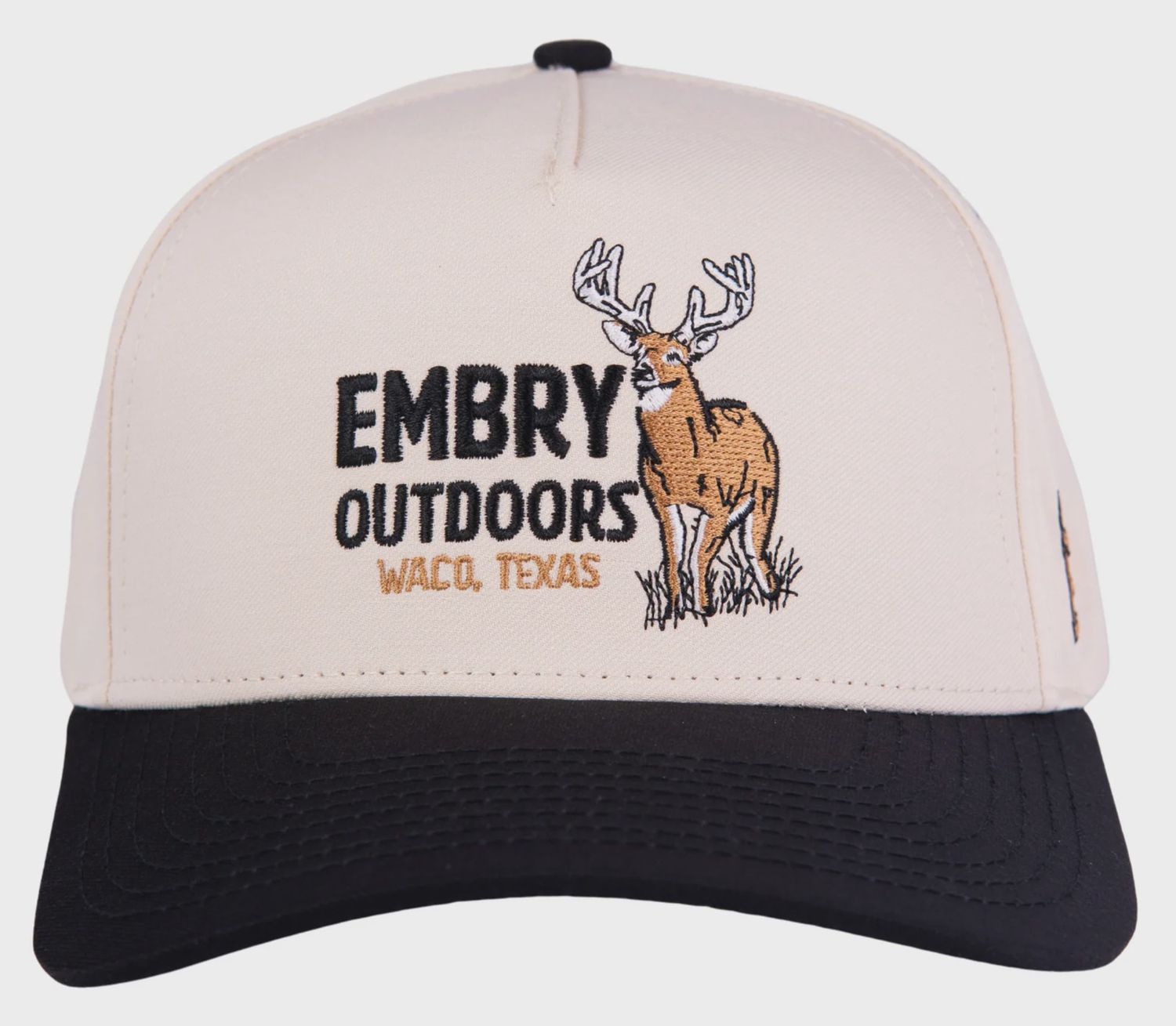 Cream/Black Low Fence Hat