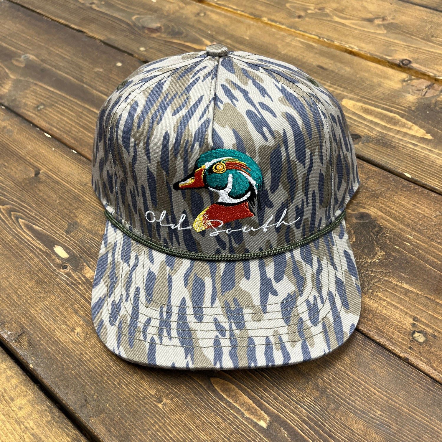Wood Duck Head Osland Camo Youth Hat