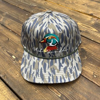 Wood Duck Head Osland Camo Youth Hat