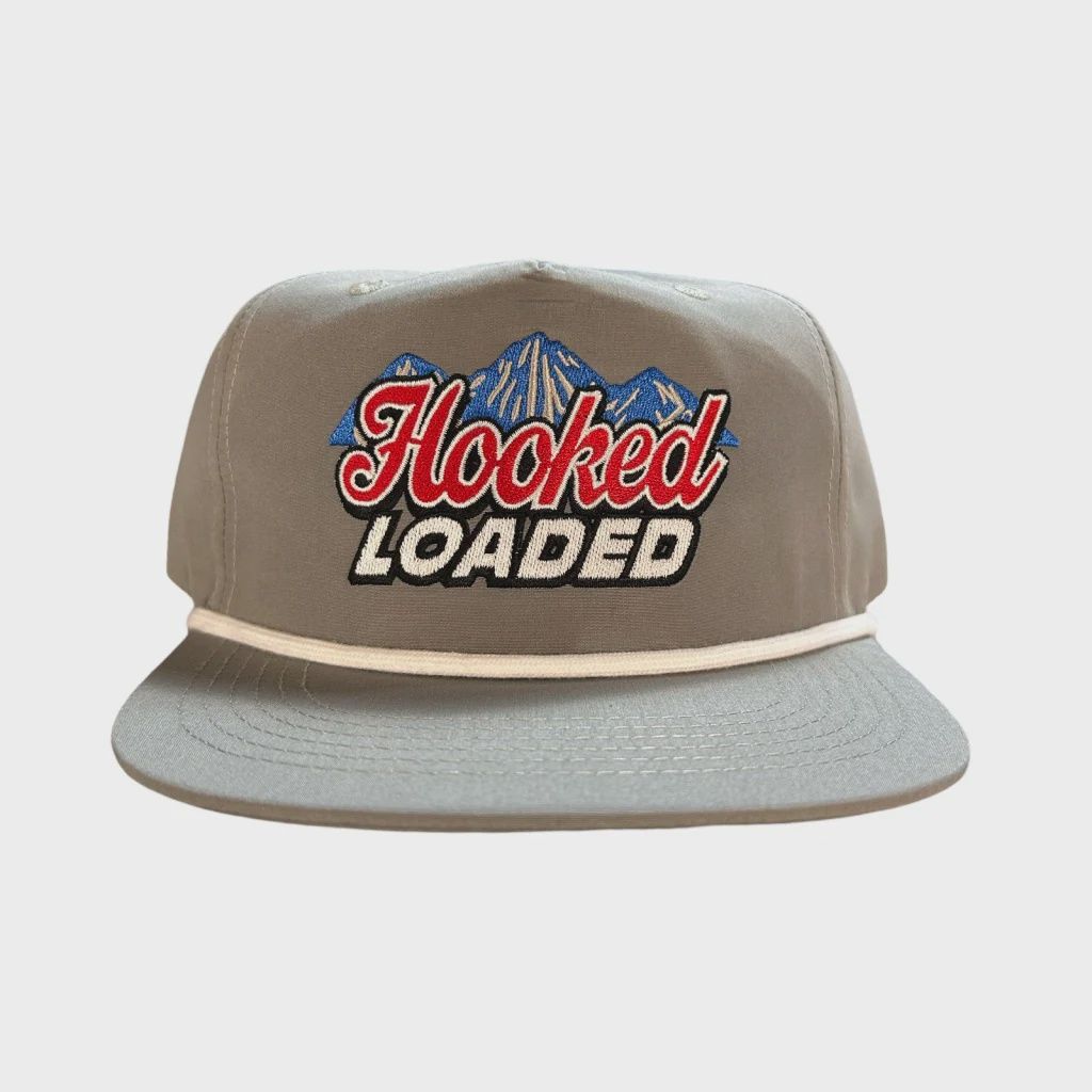 Mountains Are Blue Rope Hat - Grey