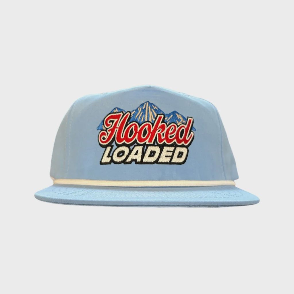 Mountains Are Blue Rope Hat - Baby Blue