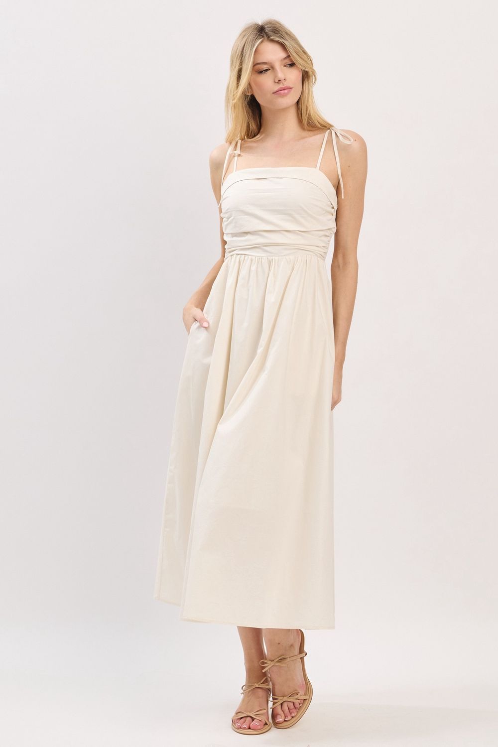 Make Since Smoked Midi Dress