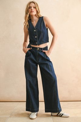 The Story You Tell Wide Leg Jeans