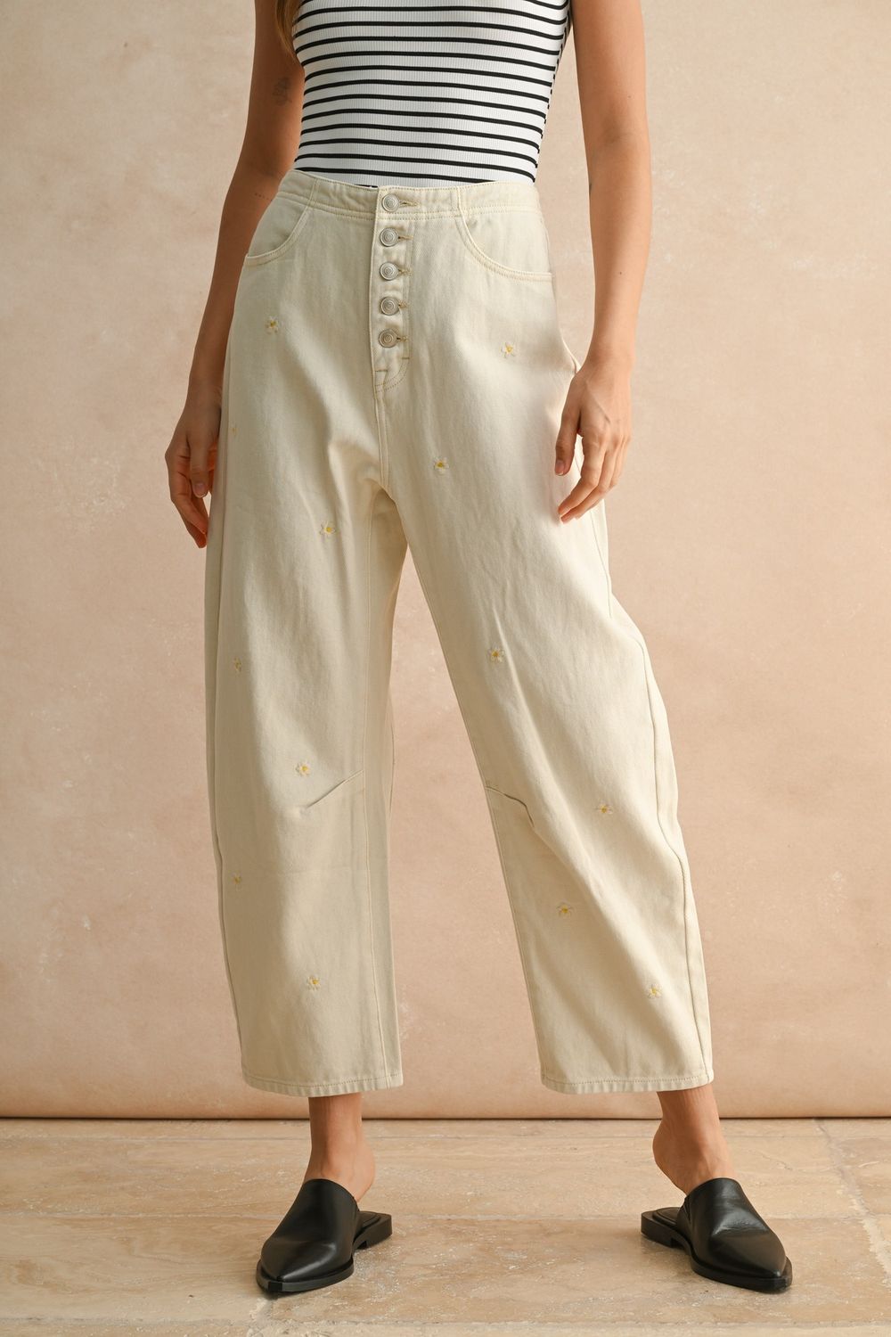 Just Go Floral Jeans