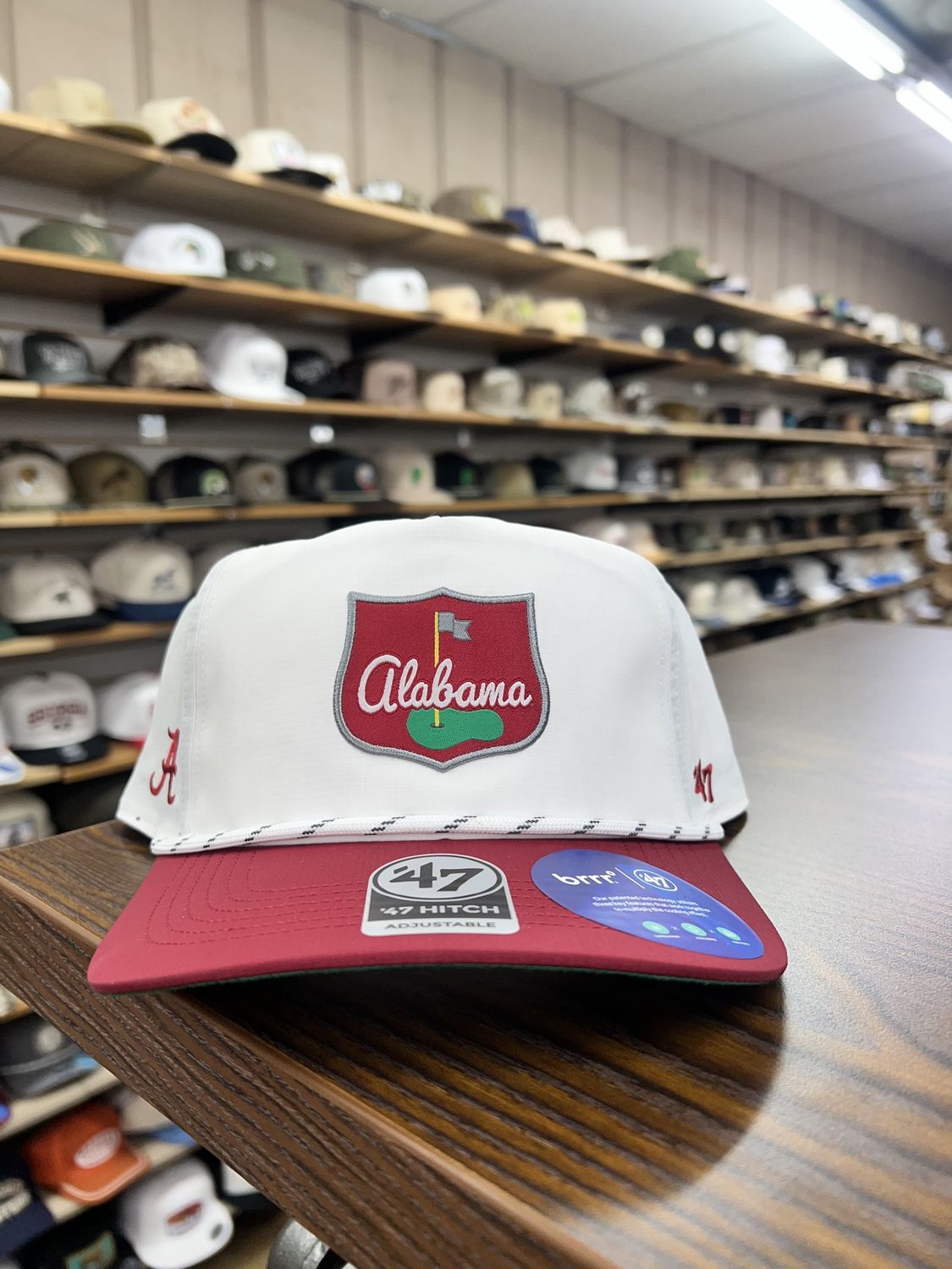 Alabama Crimson Tide White Bogey 47 Hitch Hat