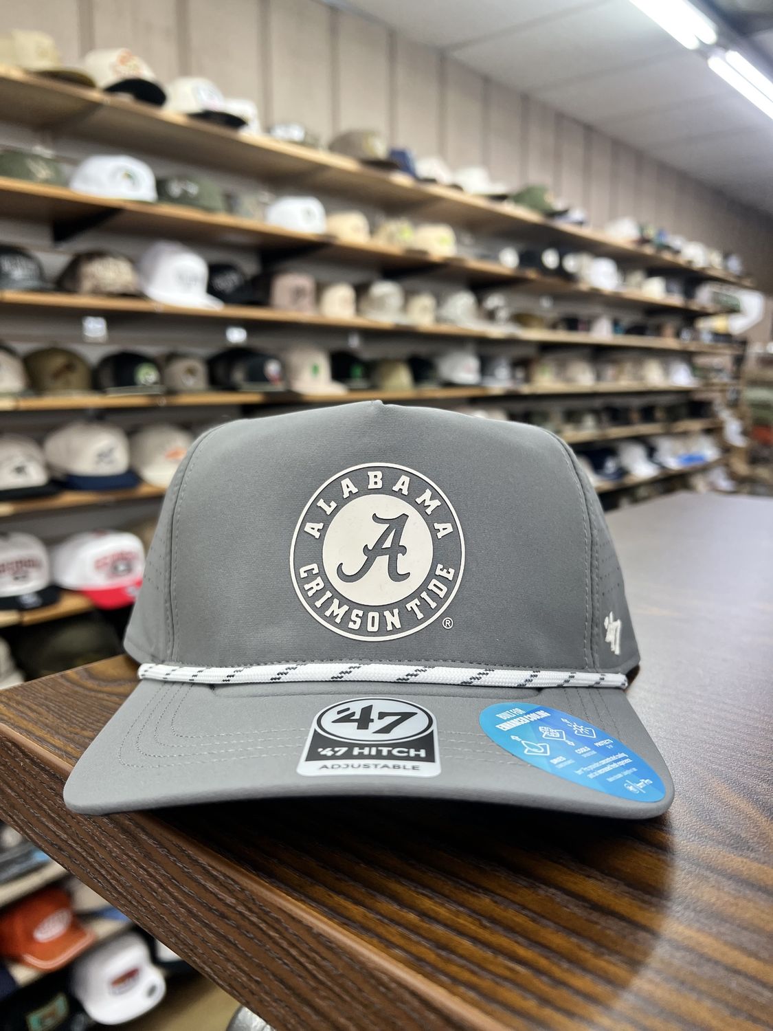 Alabama Crimson Tide Shadow Grey Loop 47 Hitch Hat