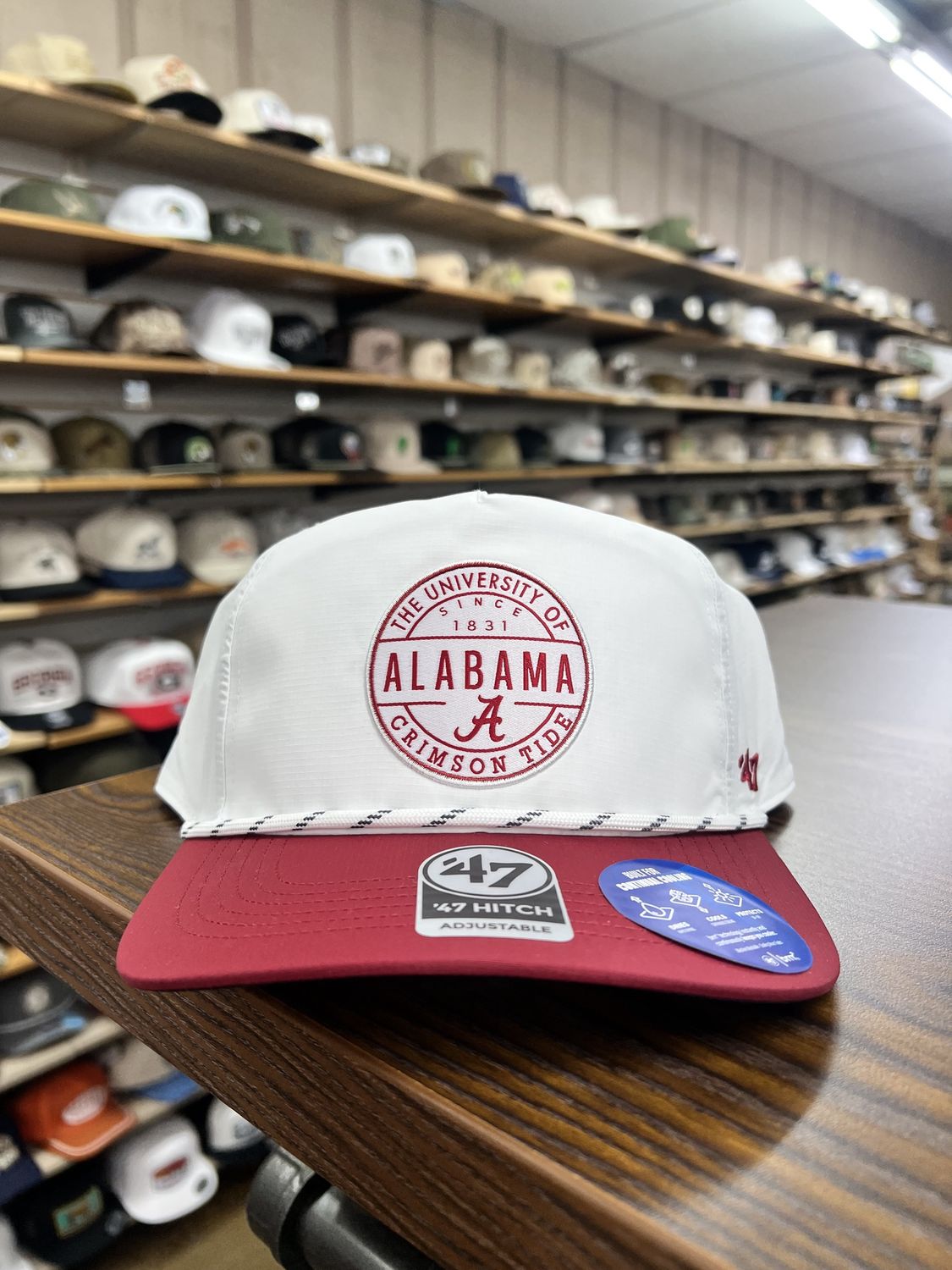 Alabama Crimson Tide White Suburbia 47 Hitch Hat