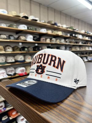 Auburn Tigers White Roscoe Rope TT 47 Hitch Hat