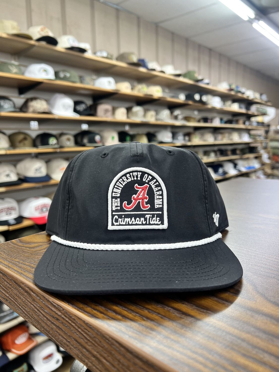 Alabama Crimson Tide Black Pier 47 Captain RF Hat