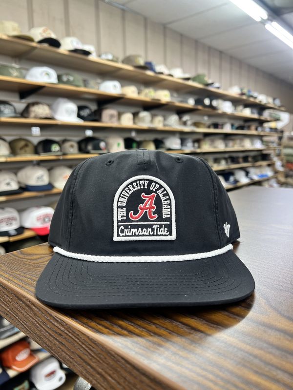 Alabama Crimson Tide Black Pier 47 Captain RF Hat