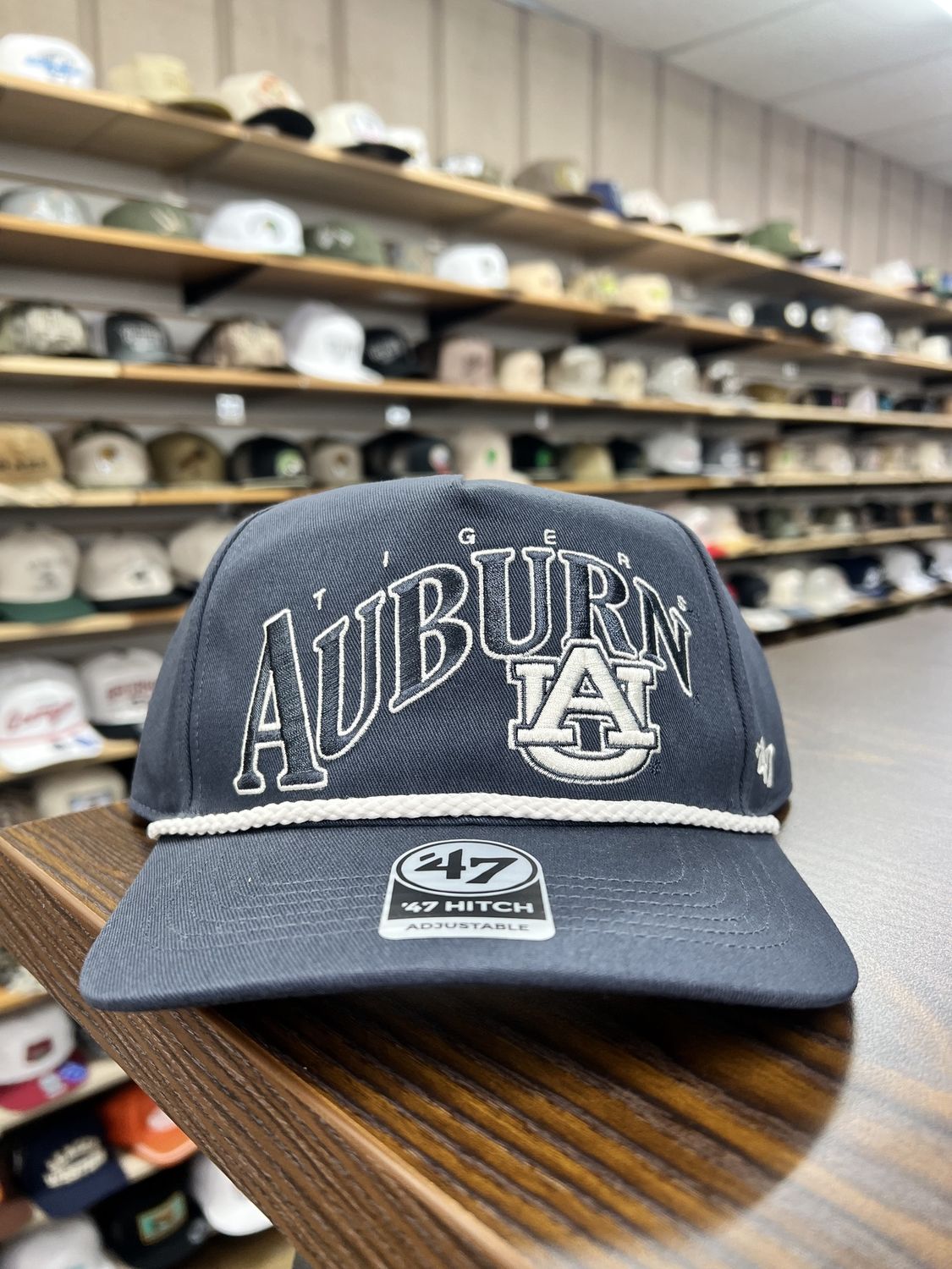 Auburn Vintage Navy Wave Rope Hitch Hat