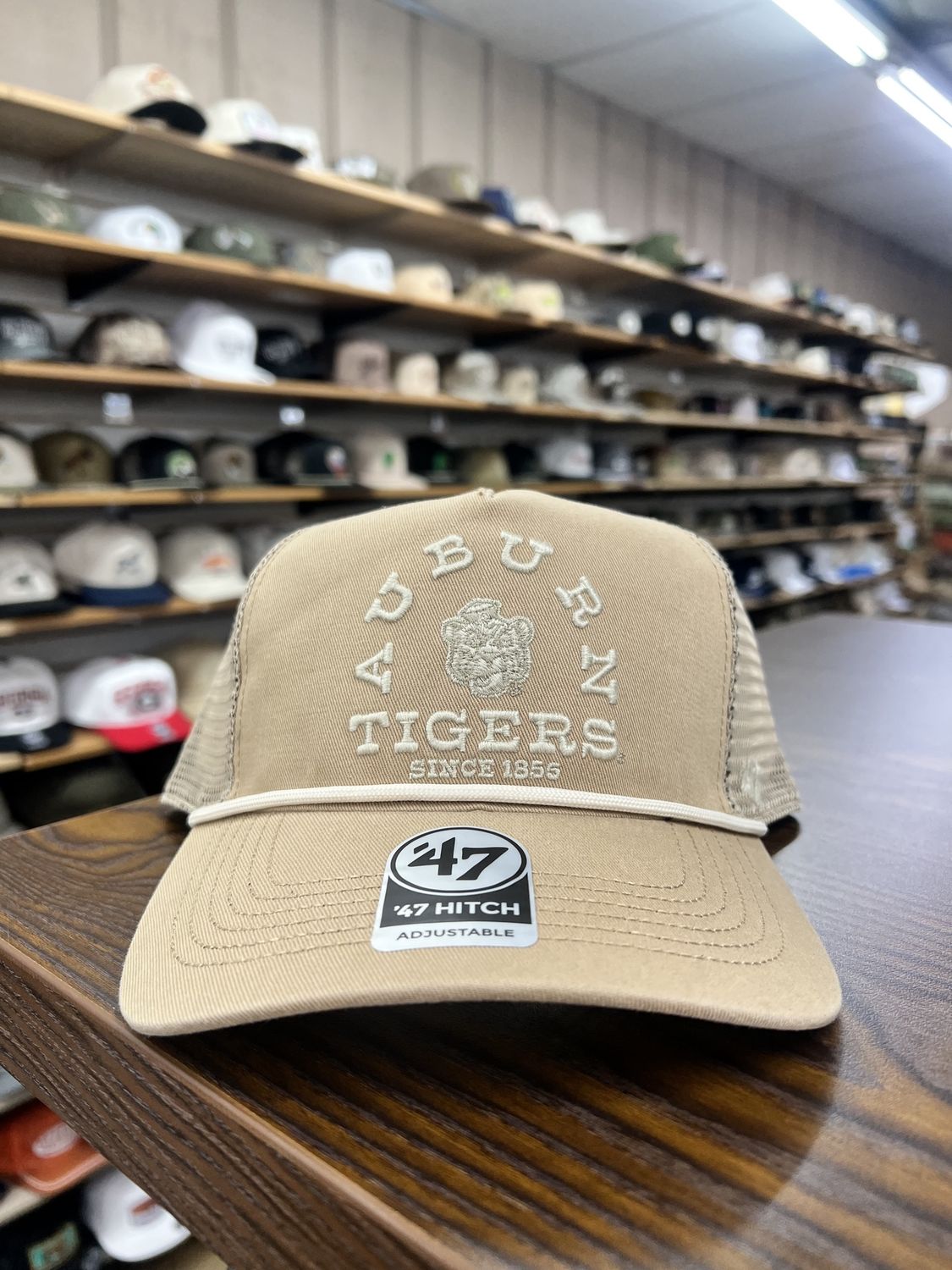 Auburn Tigers Vin Khaki Ranchero Hitch Hat