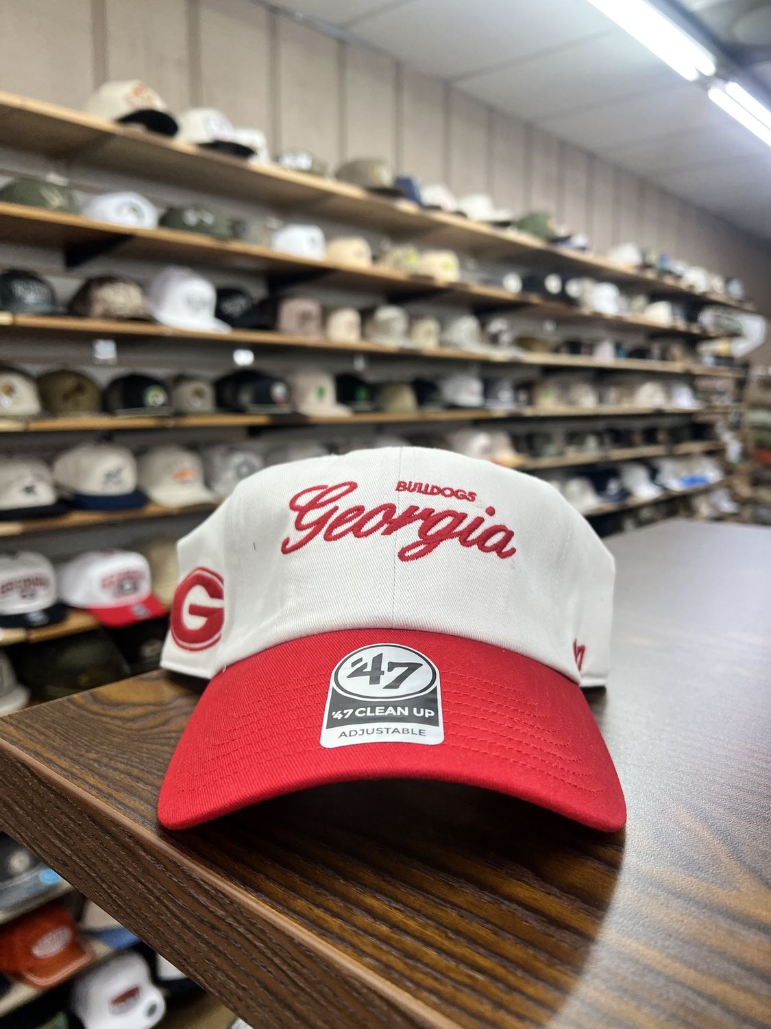 Georgia Bulldogs Sandstone Foundational 47 Clean Up Hat