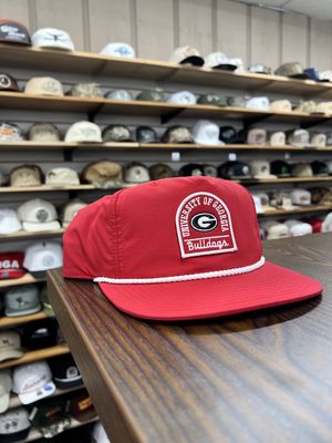 Georgia Bulldogs Red Pier 47 Captain Hat