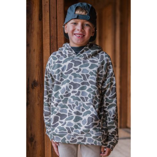 YOUTH FLEECE HOODIE, Colour: CLASSIC DEER CAMO, Size: 2T