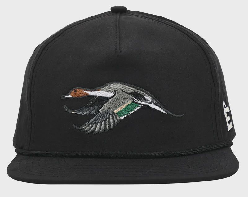 Black Pintail Rope Hat