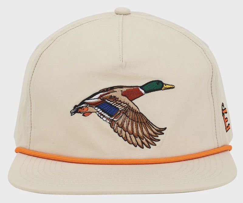 Cream Mallard Rope Hat