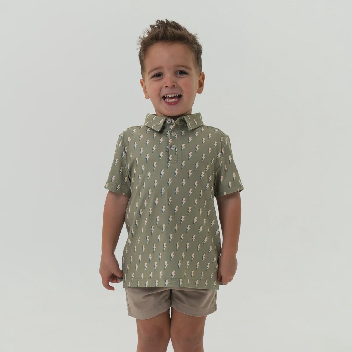 Youth Performance Polo, Color: Sage Lightning, Size: XSML
