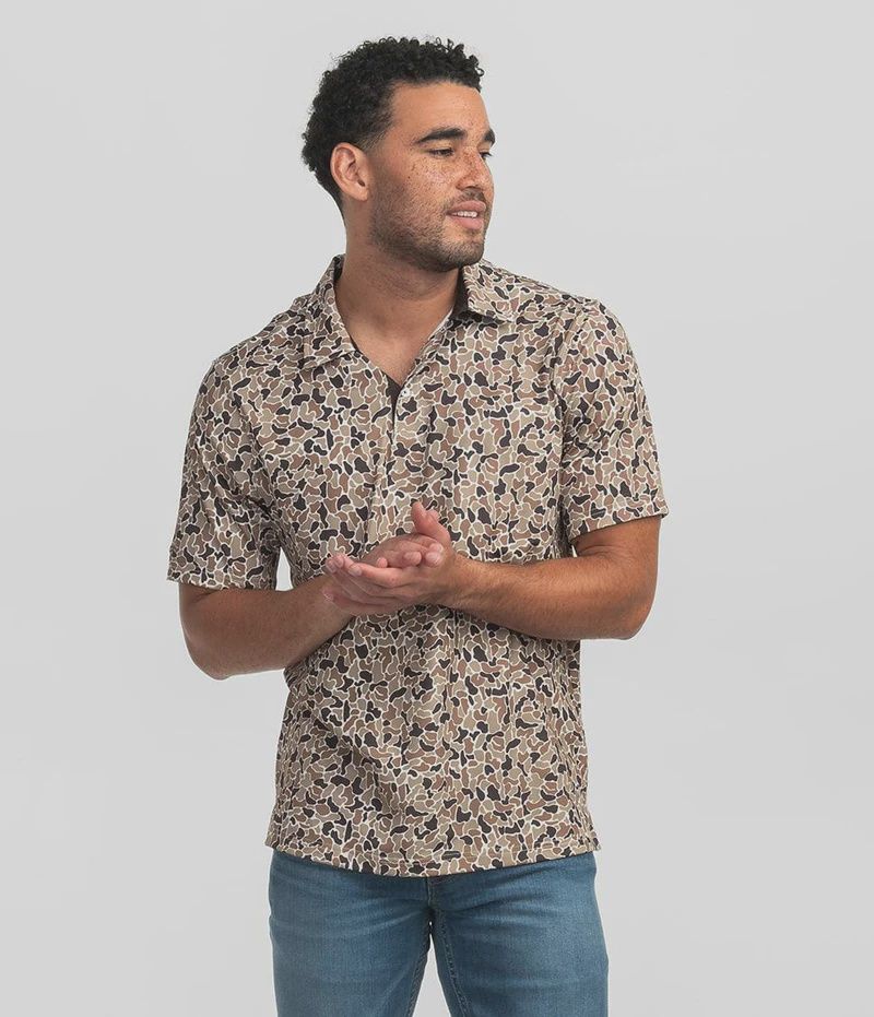 Youth Hunters Hideaway Printed Polo