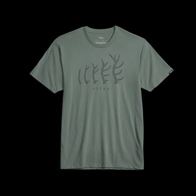Elk Evo Short Sleeve Tee - Slate Green