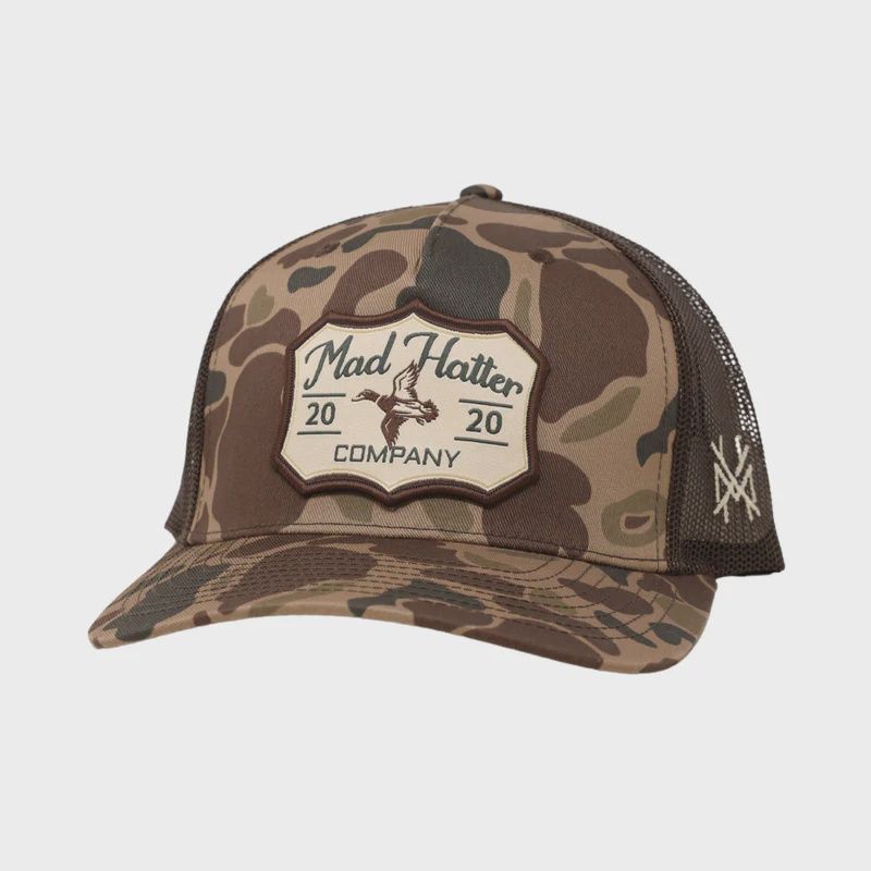 Green Head Trucker Hat - Duck Camo