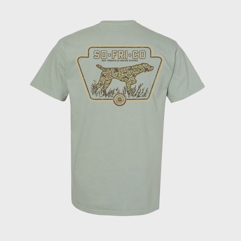 Old School Camo Badge Short Sleeve Tee