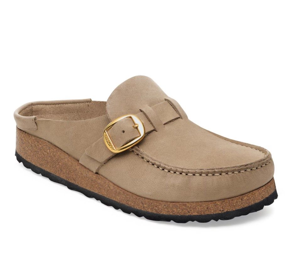 Buckley Oiled Leather Mules - Tobacco Brown