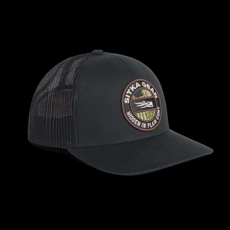 Hidden Optifade Mid Pro Trucker Hat - Black Subalpine