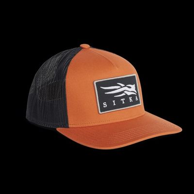 Icon Patch Hi Pro Trucker Hat - Black Orange