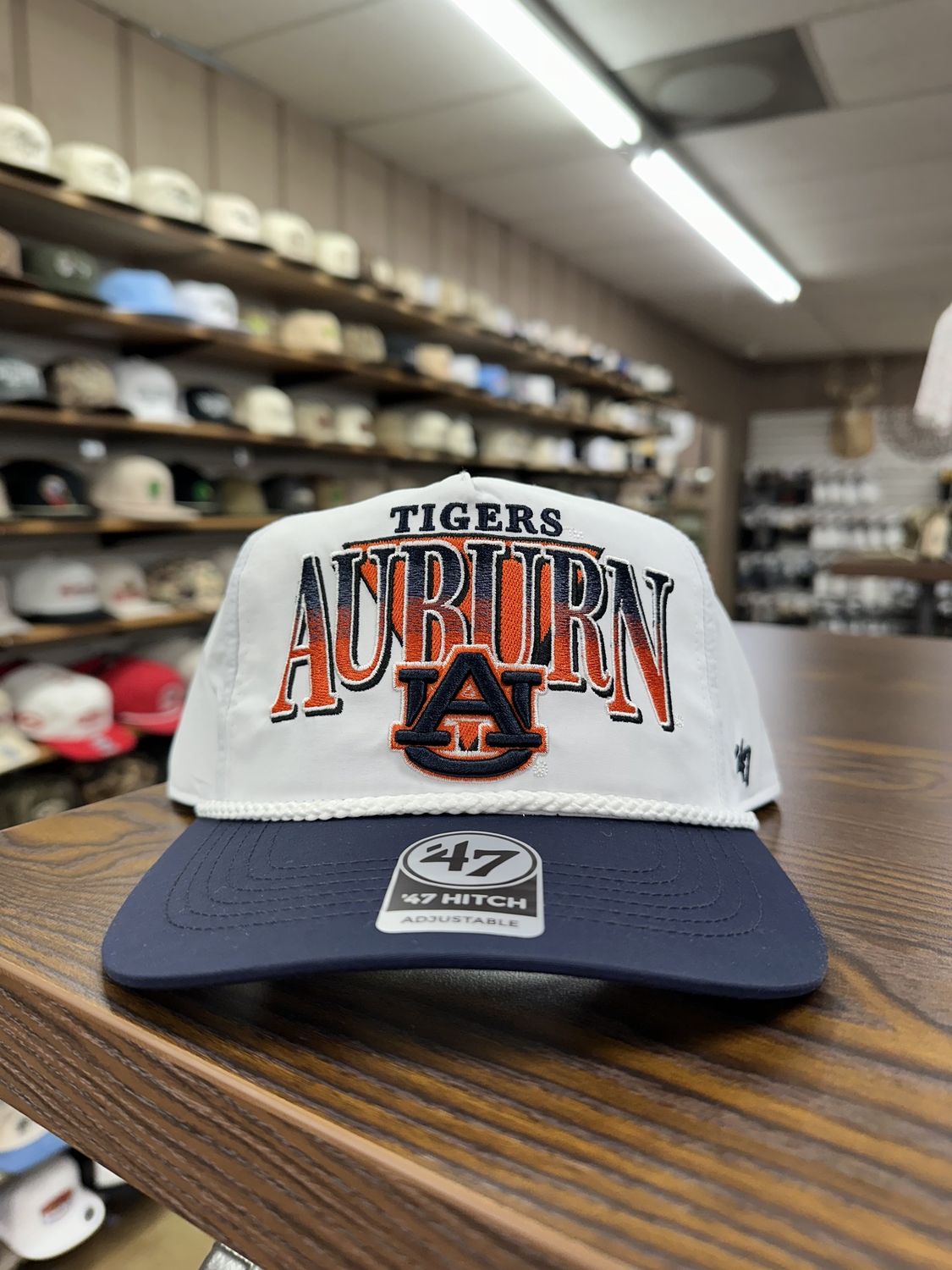 Auburn Tigers White Tribute Rope Hat