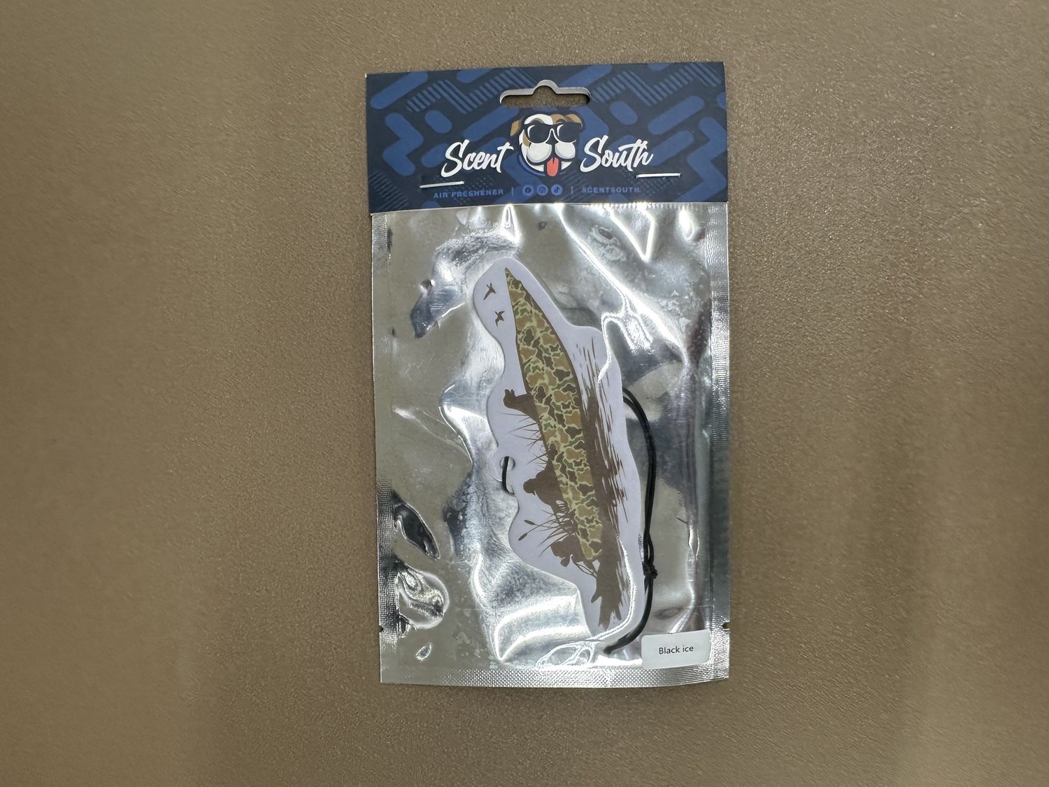 Duck Boat Air Freshener - Black Ice Scent