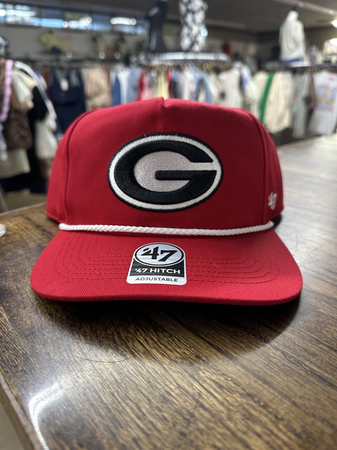 Georgia Bulldogs Red Rope Hitch Hat