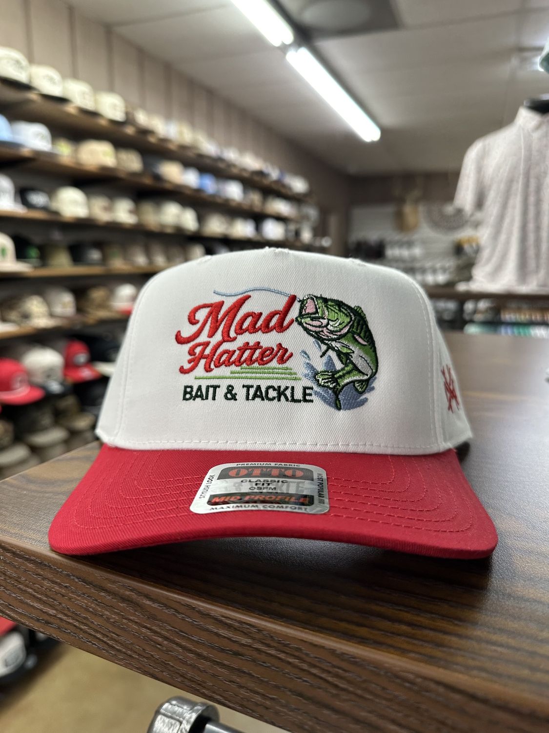 Bait &amp; Tackle Hat - Red/White