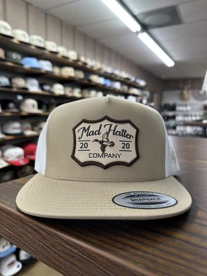 Green Head High Pro Hat - Khaki/White
