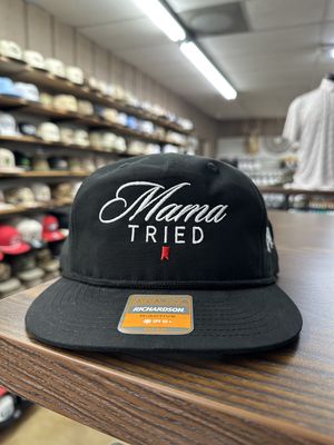 Mama Tried Rope Hat - Black
