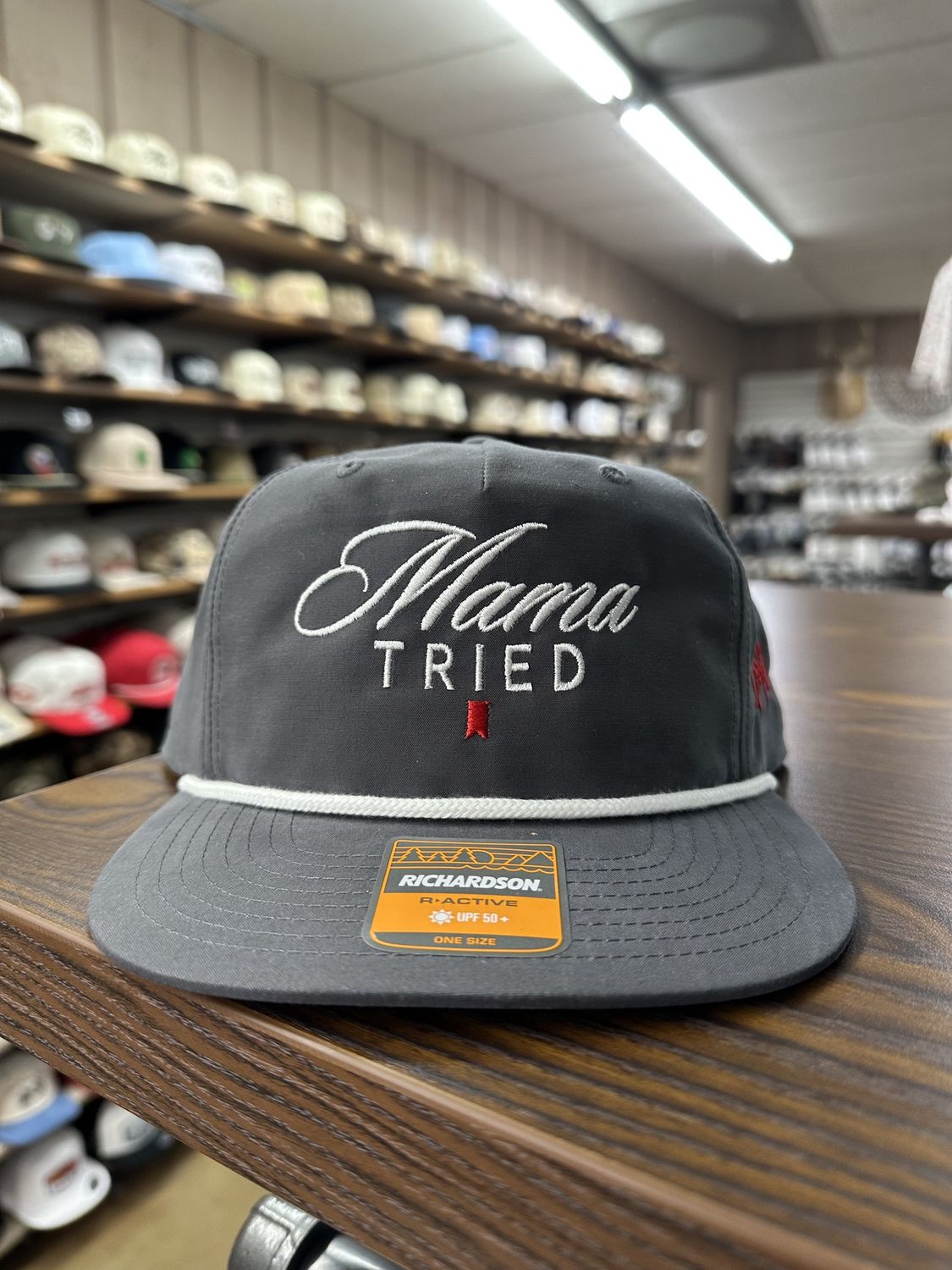 Mama Tried Rope Hat - Charcoal