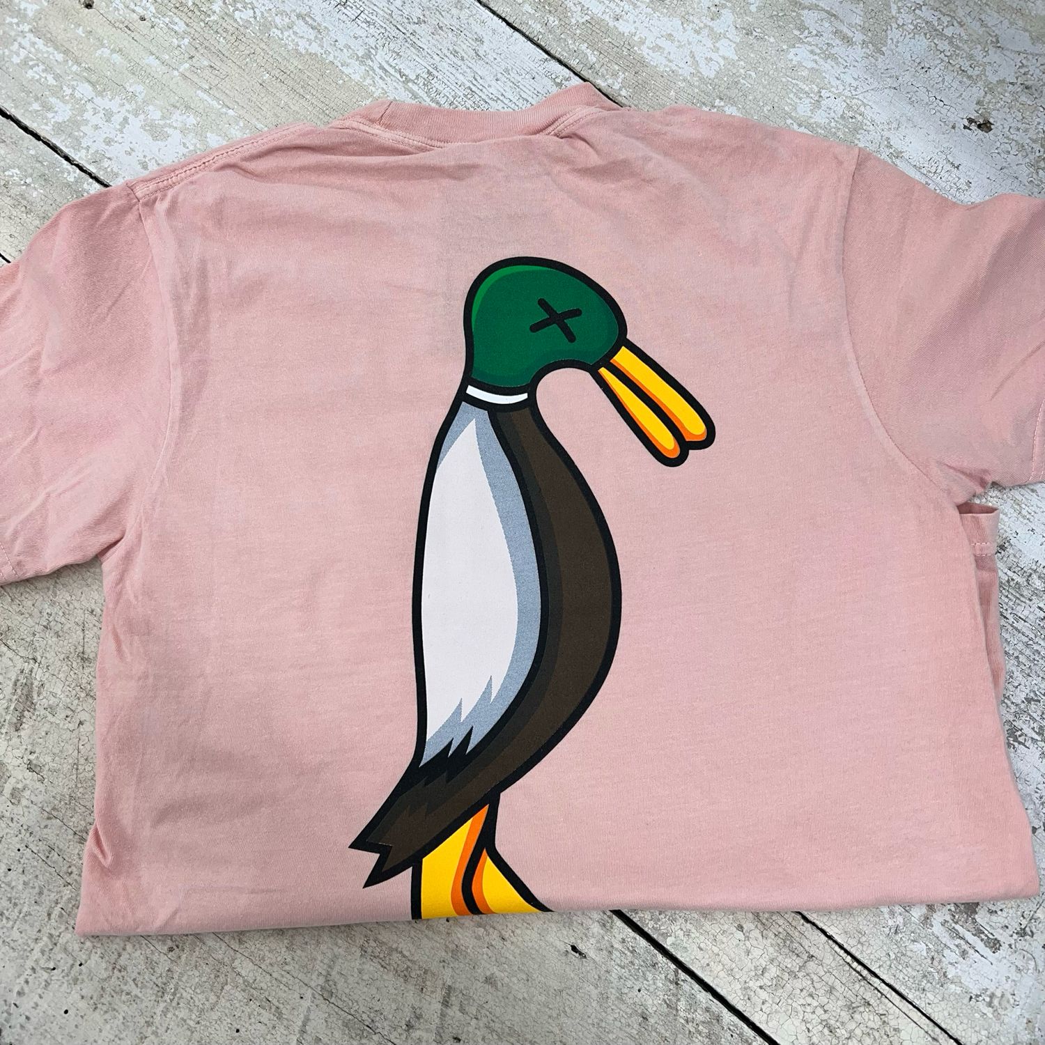 Duck Pocket Short Sleeve Tee - Peach