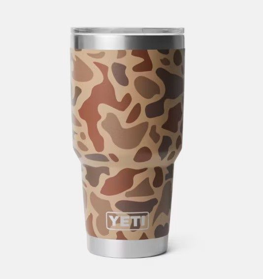Rambler 30oz Tumbler, Color: Wetlands Camo