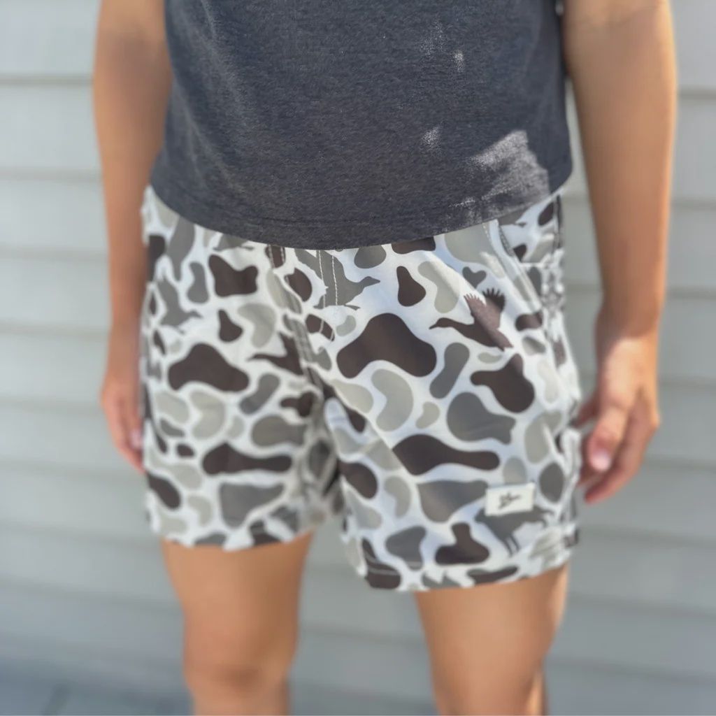 5.5&quot; Youth Volley Short - Helmand Camo