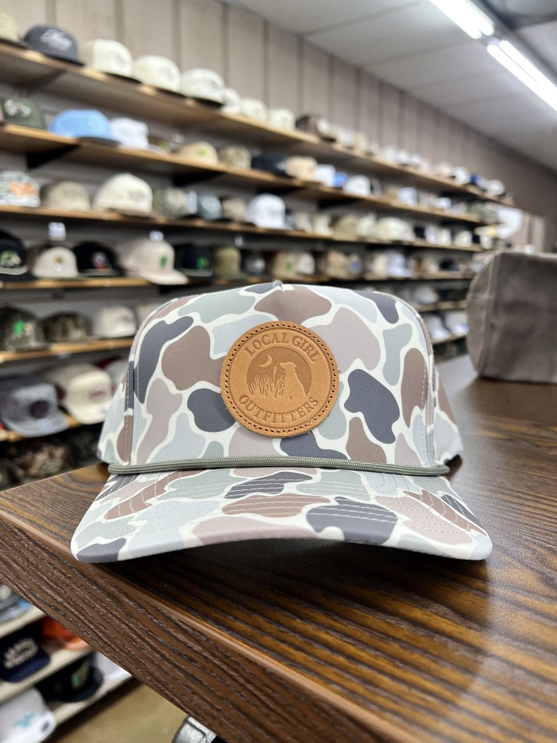 LG Leather Patch Rope Hat