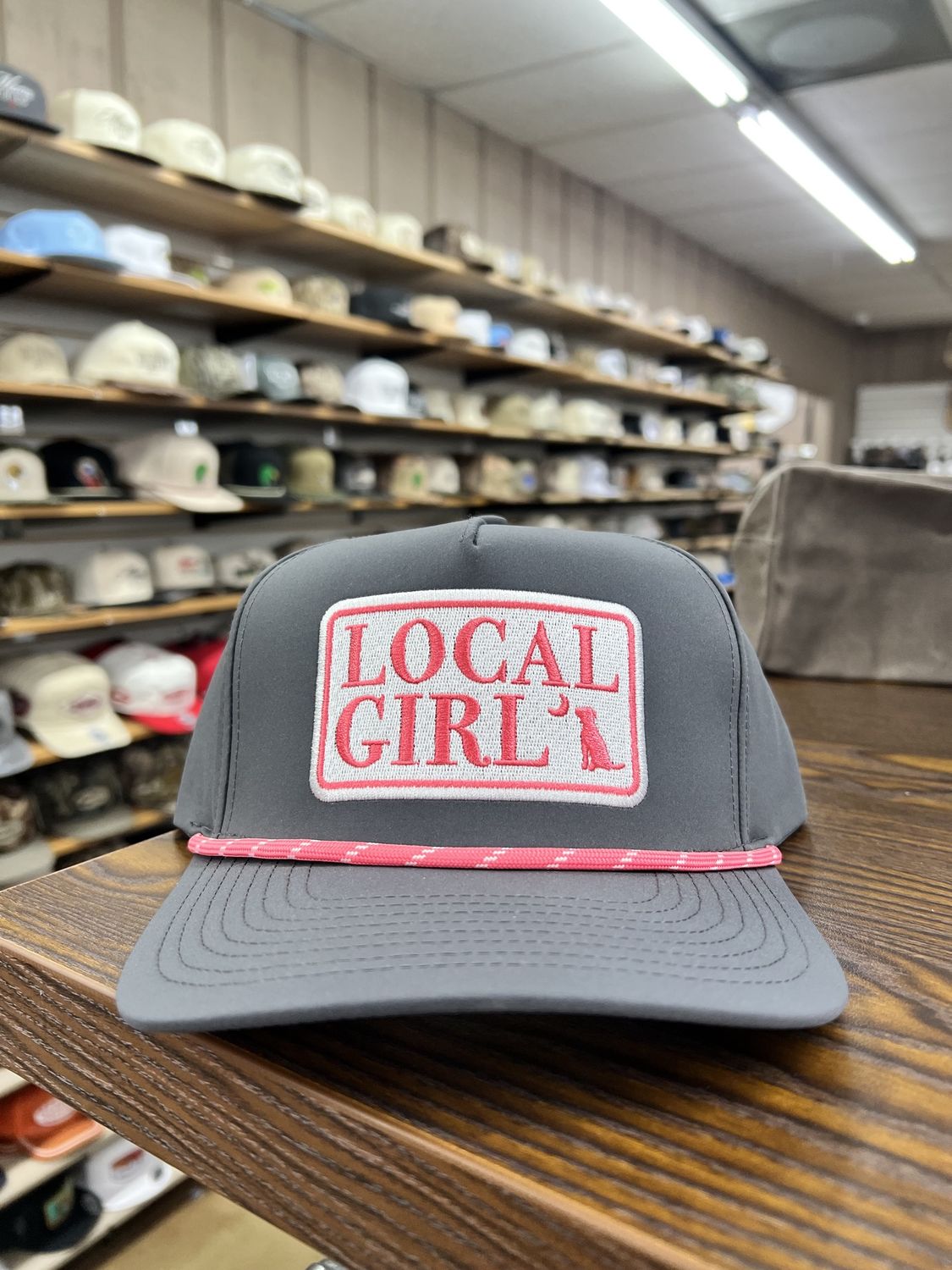 LG Bodoni Badge Rope Hat