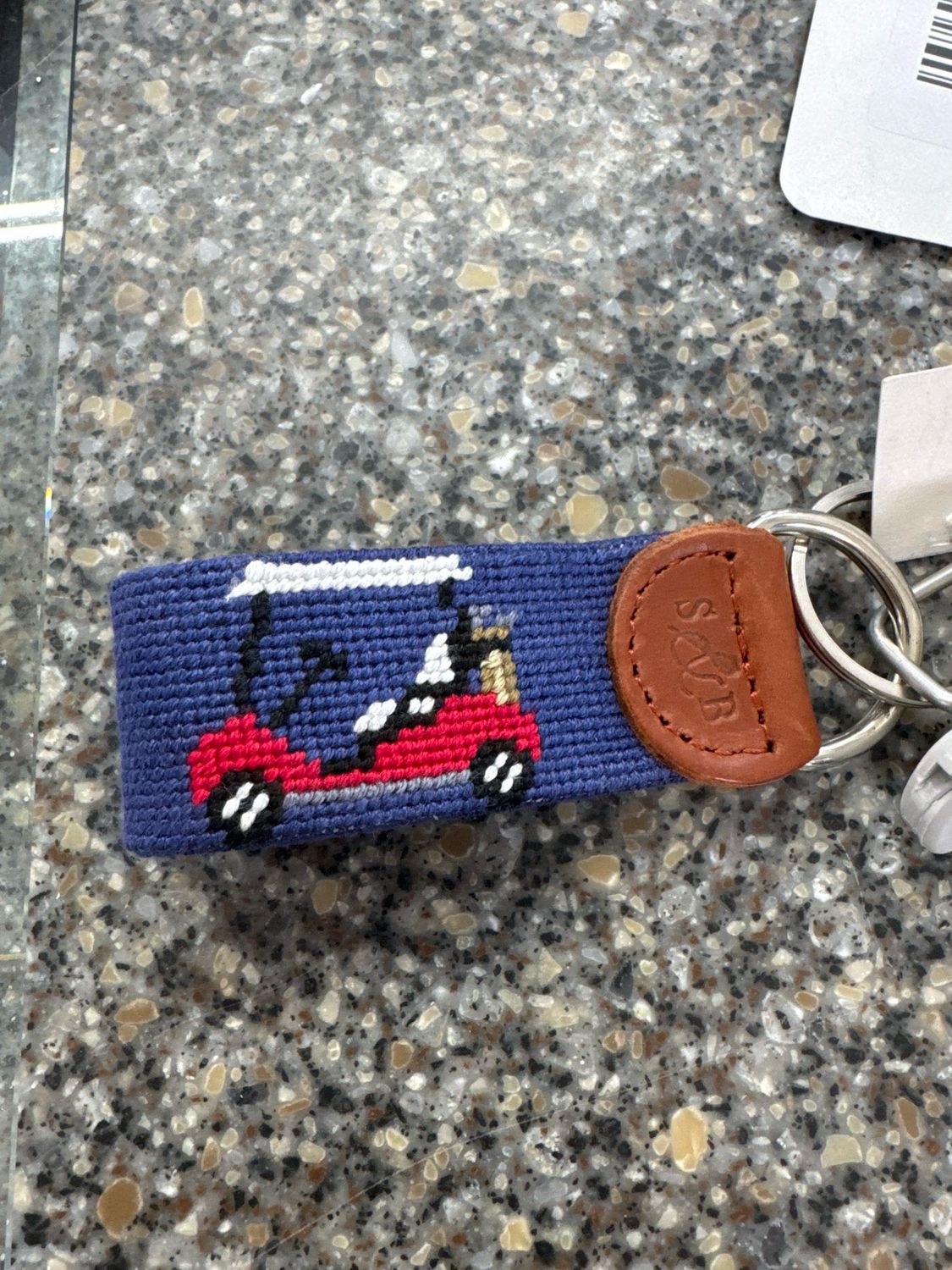 Golf Cart Key Fob - Classic Navy