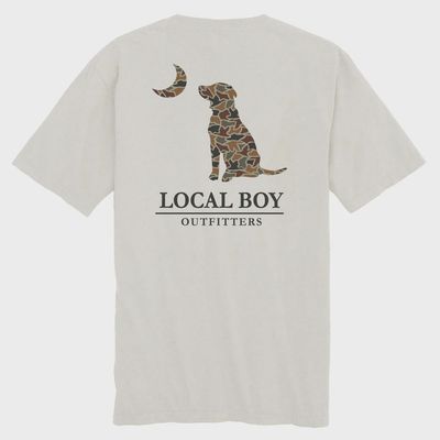 Duck Camo Dog &amp; Moon Short Sleeve T-Shirt