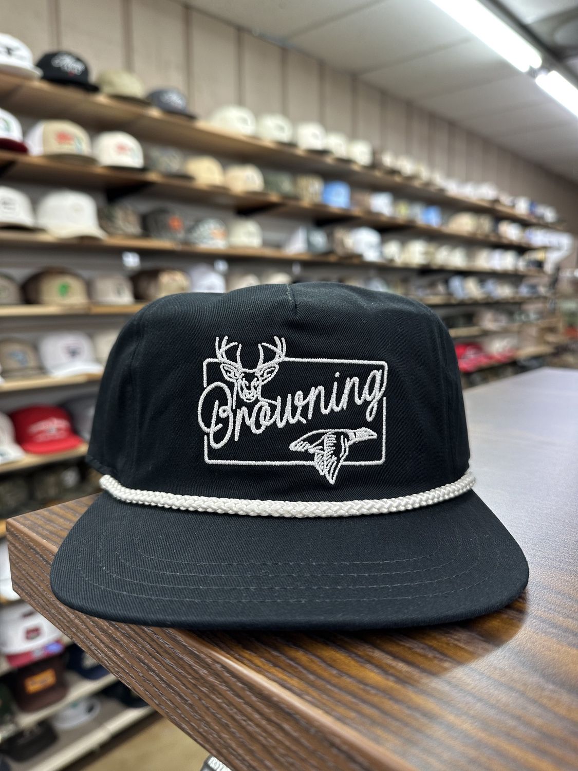 Browning Pinline Rope Hat - Black