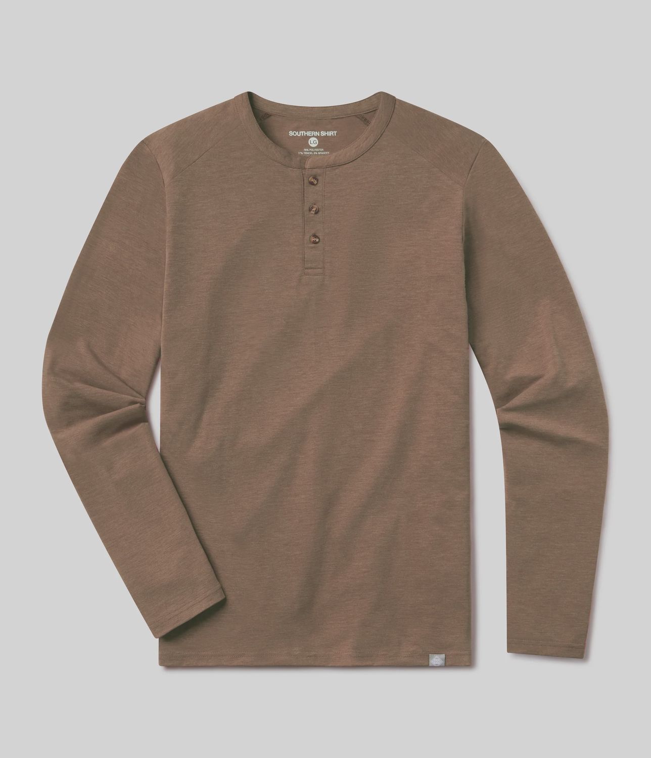 Max Comfort LS  Henley - Natural