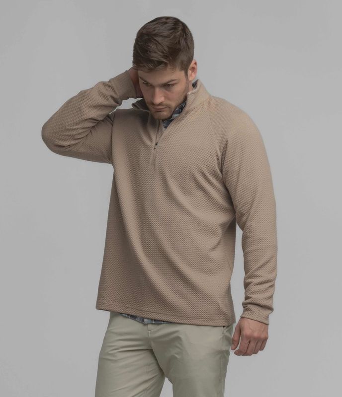 Dallas Performance Quarter Zip - Mink