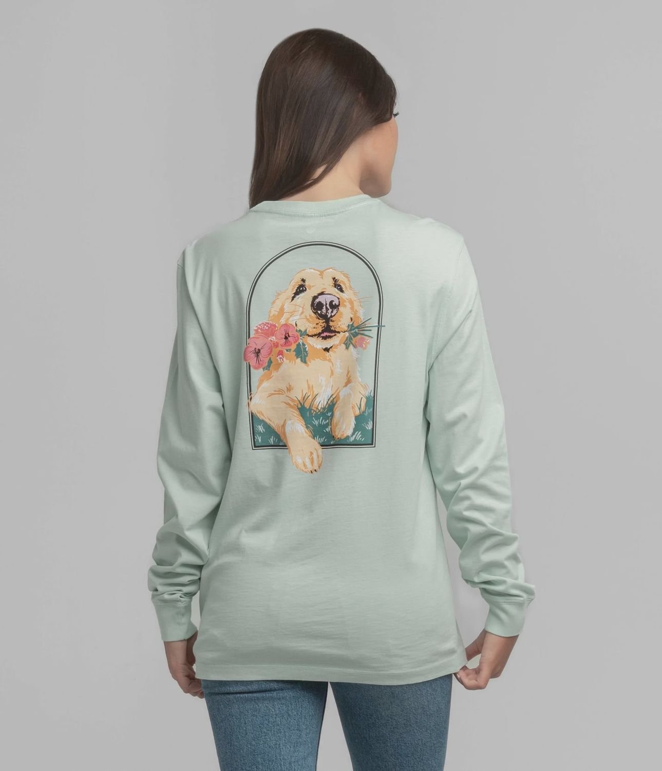 Floral Fetch Long Sleeve Tee