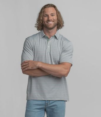 Sawgrass Stripe Polo - Alpine