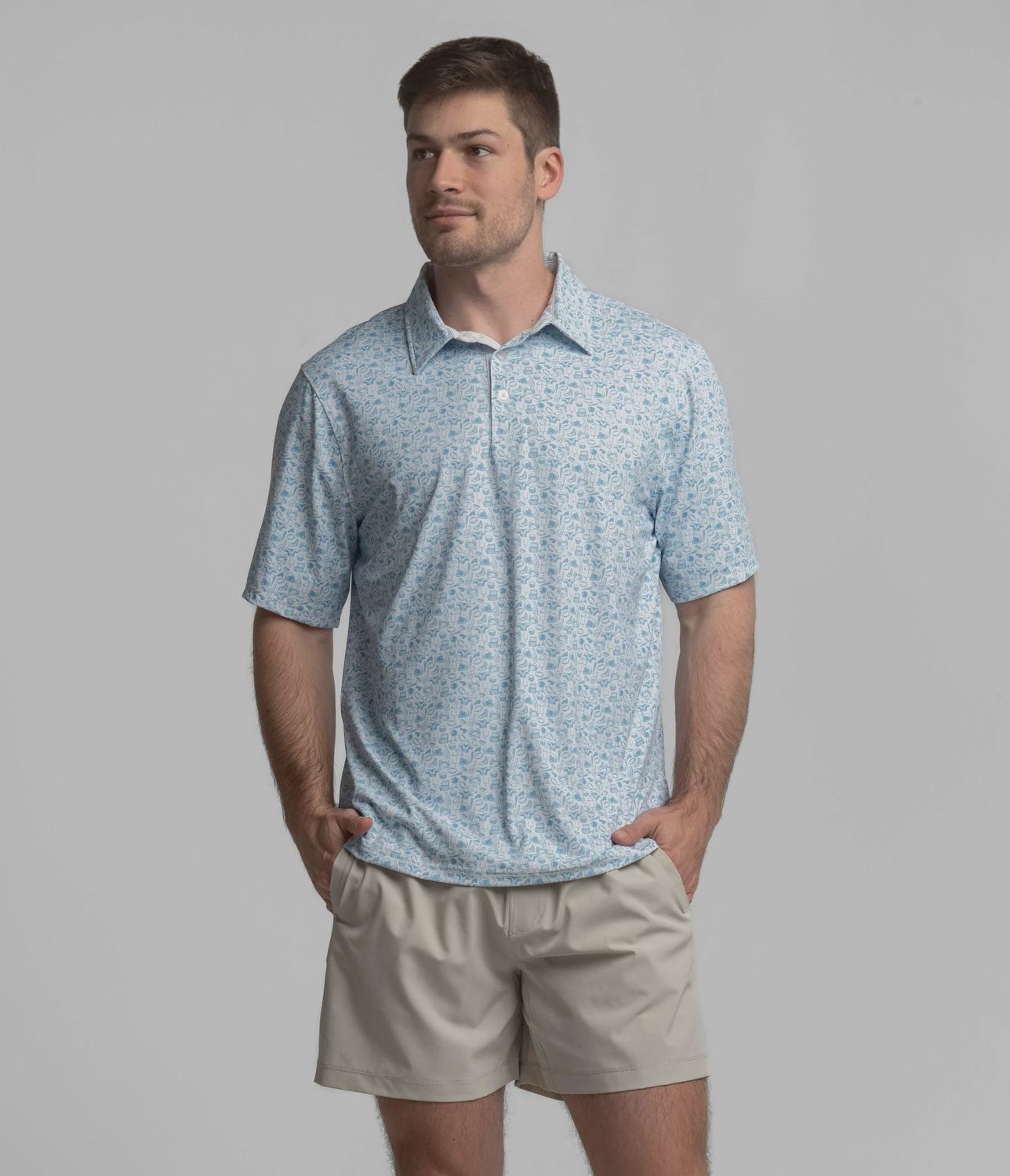 Youth Biggest Fan Printed Polo