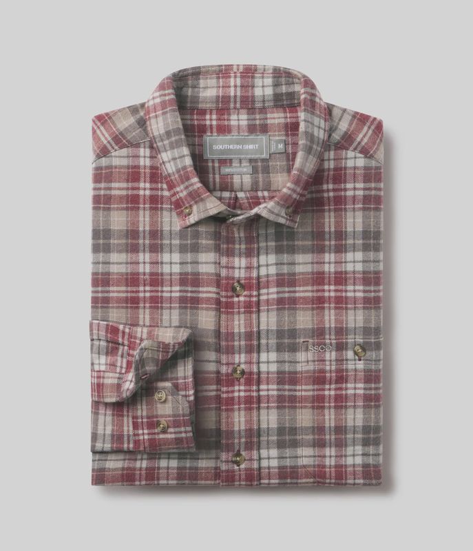 Alston Washed Long Sleeve Flannel